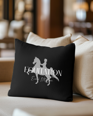 Equitation Square Pillowcase