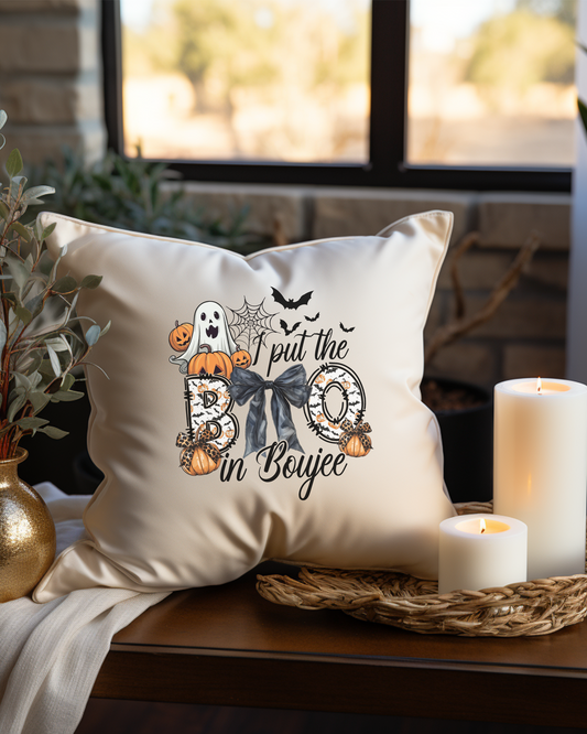 Boo In Boujie Square Pillowcase