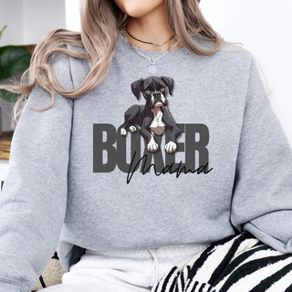 Boxer Mama Floppy Graphic Sweatshirt
