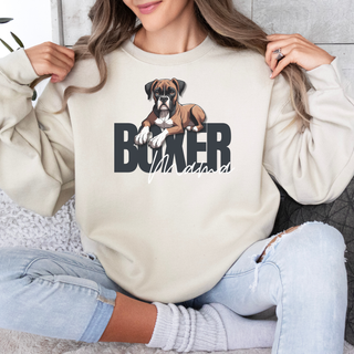 Boxer Mama Graphic Sweatshirt
