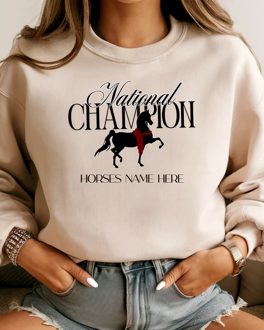 Personalized National Champion - Arabian (Trot)