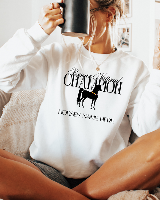 Personalized Reserve Natl. Champion - Arabian