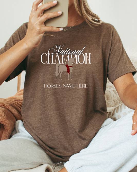 Personalized National Champion Arabian