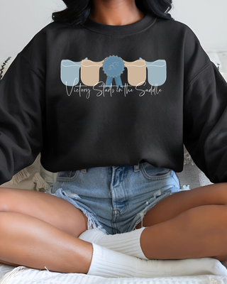 Victory Starts in the Saddle Graphic Sweatshirt