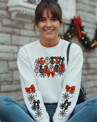 Cozy Season Coquette Unisex Graphic Sweatshirt