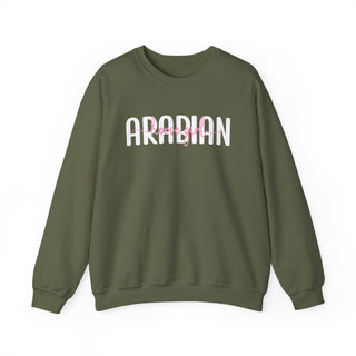 Arabian Horse Girl Pink Unisex Graphic Sweatshirt