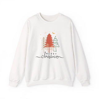 Merry Christmas Trees Unisex Graphic Sweatshirt
