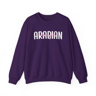 Arabian Horse Girl Pink Unisex Graphic Sweatshirt