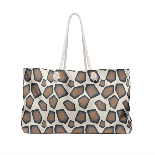Giraffe Print Weekender Bag