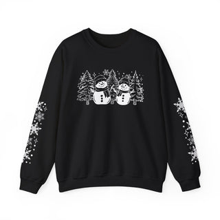 Snowman Graphic Sweatshirt - Sleeves
