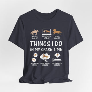 Equestrian Things I Do Graphic T Shirt