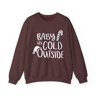 Baby It's Cold Outside Graphic Crewneck Sweatshirt