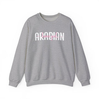 Arabian Horse Girl Pink Unisex Graphic Sweatshirt