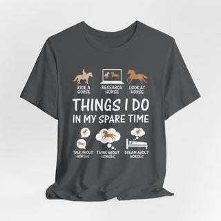 Equestrian Things I Do Graphic T Shirt