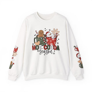 Hot Cocoa Season Crewneck Sweatshirt - Sleeves