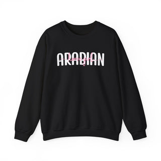 Arabian Horse Girl Pink Unisex Graphic Sweatshirt