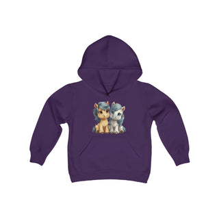 Ponies Youth Heavy Blend Hooded Sweatshirt