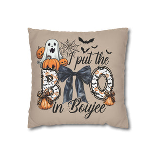 Boo In Boujie Square Pillowcase