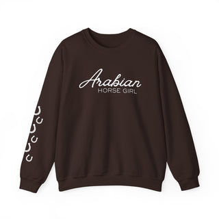 Arabian Horse Girl Unisex Sweatshirt Sleeve Print