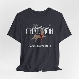Personalized National Champion Arabian (trot)
