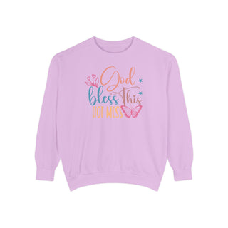 God Bless Hot Mess Graphic Sweatshirt