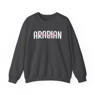 Arabian Horse Girl Pink Unisex Graphic Sweatshirt