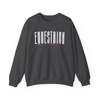 Equestrian Born to Break Rules Unisex Graphic Sweatshirt