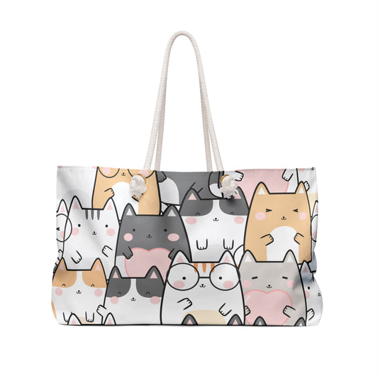 Kitty Cat Weekender Bag
