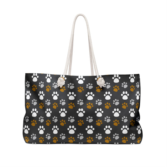 Kitty Print Weekender Bag
