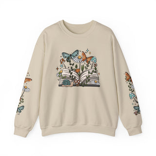 Books & Butterflies Sweatshirt - Sleeves