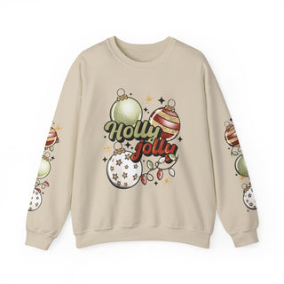 Holly Jolly Crewneck Sweatshirt - Sleeves
