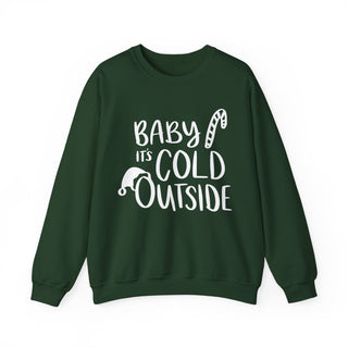 Baby It's Cold Outside Graphic Crewneck Sweatshirt