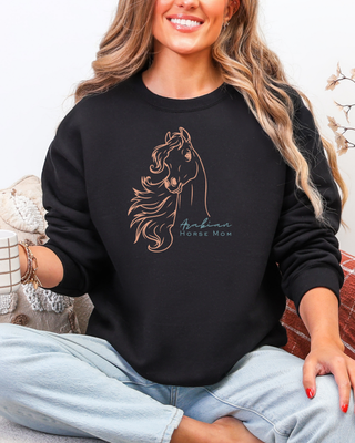 Arabian Horse Mom Graphic Sweatshirt