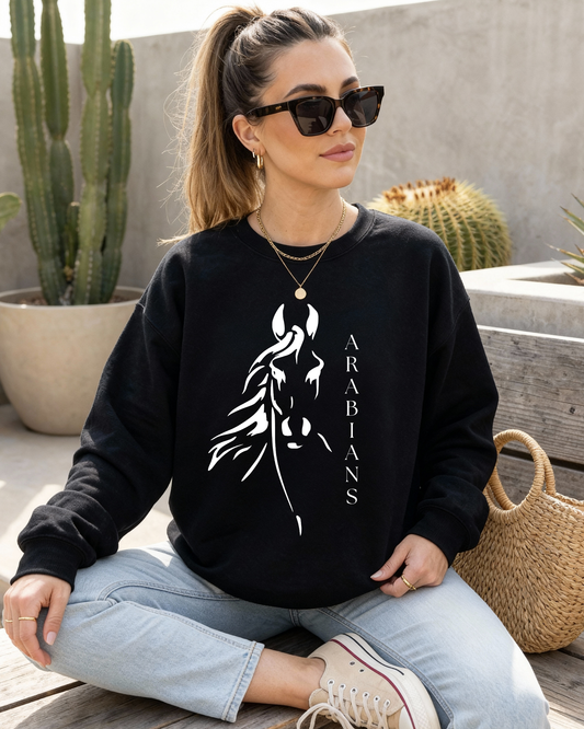 Arabian Horse Graphic Sweatshirt,
