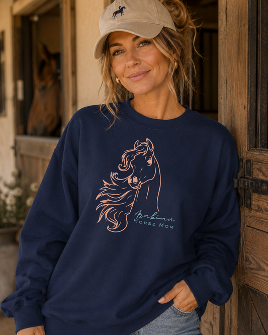 Arabian Horse Mom Graphic Sweatshirt