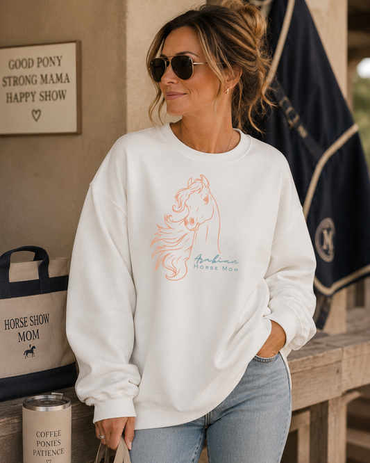 Arabian Horse Mom Graphic Sweatshirt