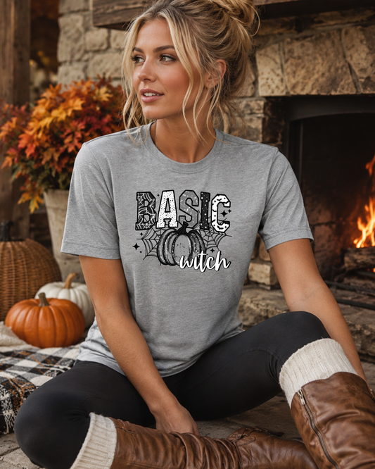 Basic Witch Graphic T-Shirt