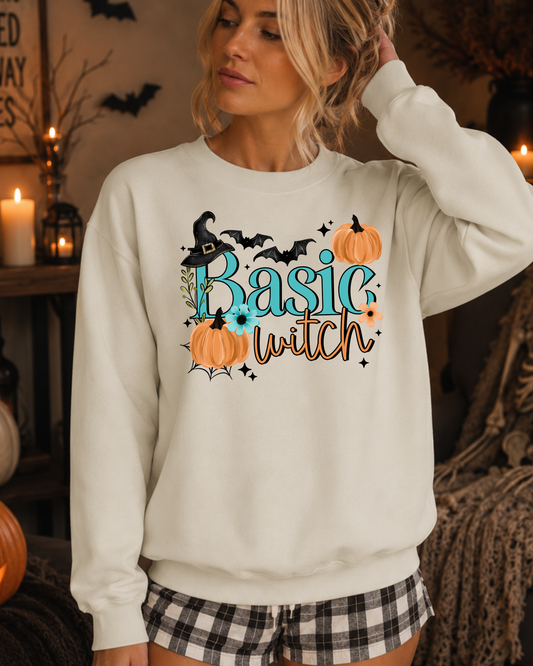 Basic Witch Halloween Graphic Sweatshirt