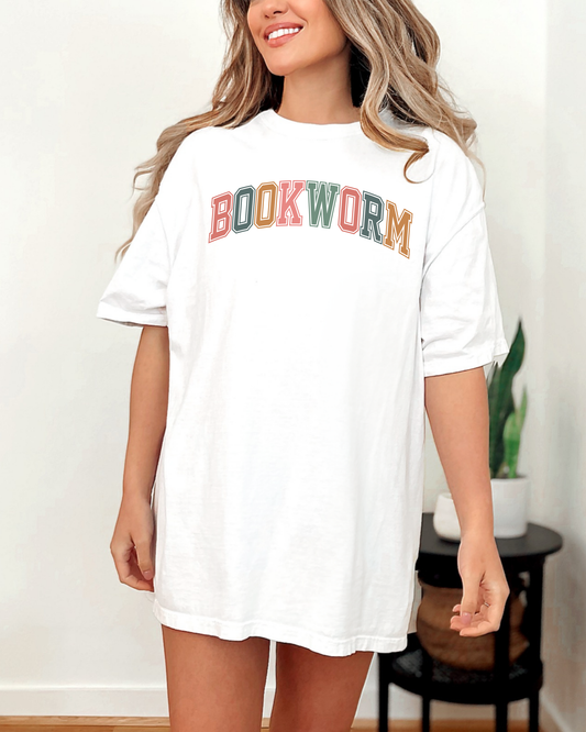 Bookworm Graphic T Shirt