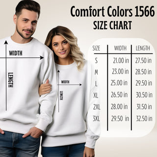 Coffee Ghost Comfort Colors Sweatshirt