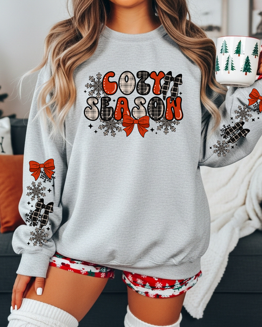 Cozy Season Graphic Sweatshirt - Sleeve