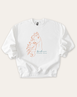 Arabian Horse Mom Graphic Sweatshirt