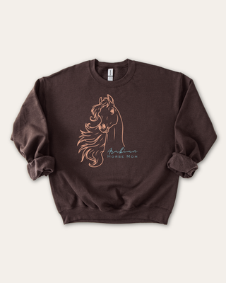 Arabian Horse Mom Graphic Sweatshirt