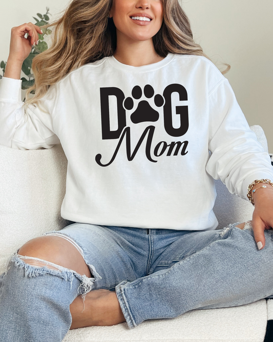 Dog Mom Graphic Sweatshirt