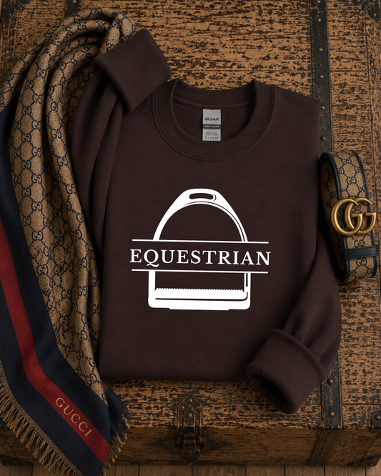 Equestrian Stirrup Graphic Sweatshirt