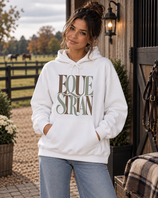 Equestrian Hooded Sweatshirt