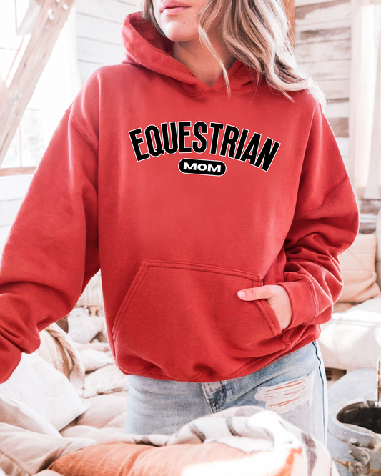 Equestrian Mom Graphic Hooded Sweatshirt