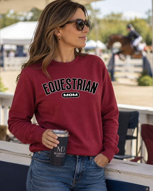 Equestrian Mom Graphic Sweatshirt