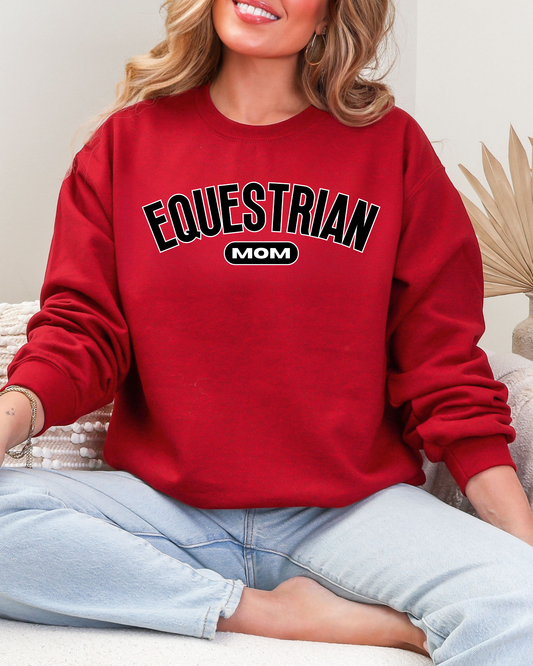 Equestrian Mom Graphic Sweatshirt