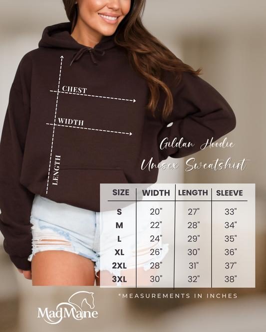 Equestrian Mom Graphic Hooded Sweatshirt